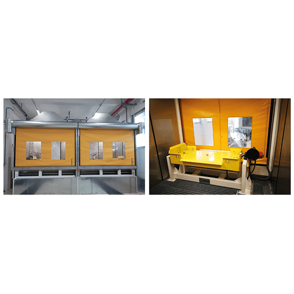 Impianto sabbiatura o trattamento particolari Impianto sabbiatura o trattamento particolari