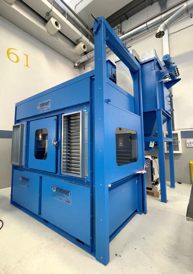 modulo di sabbiatura robotizzato